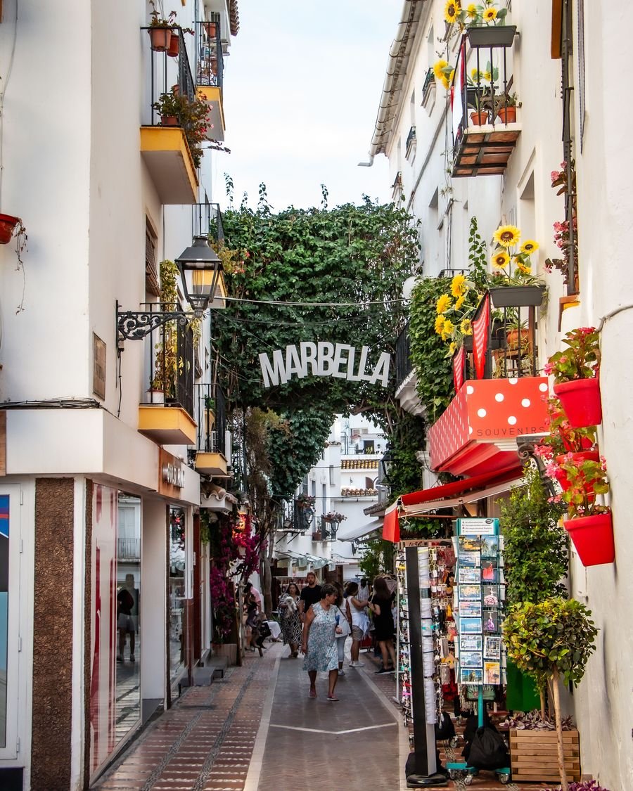 Calle del casco antiguo de Marbella